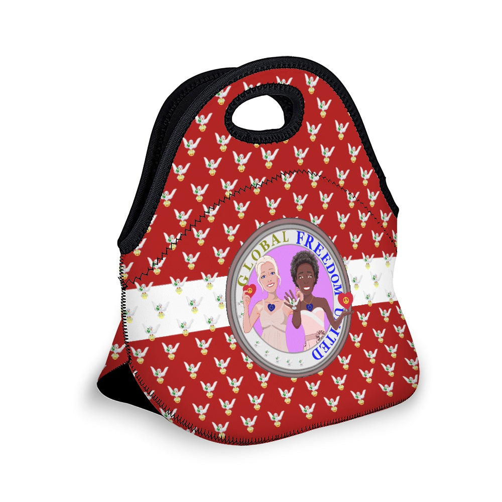 Meal Back GLOBAL FREEDOM UNITED© Women Anti Fascism & Racism Red EU Dove