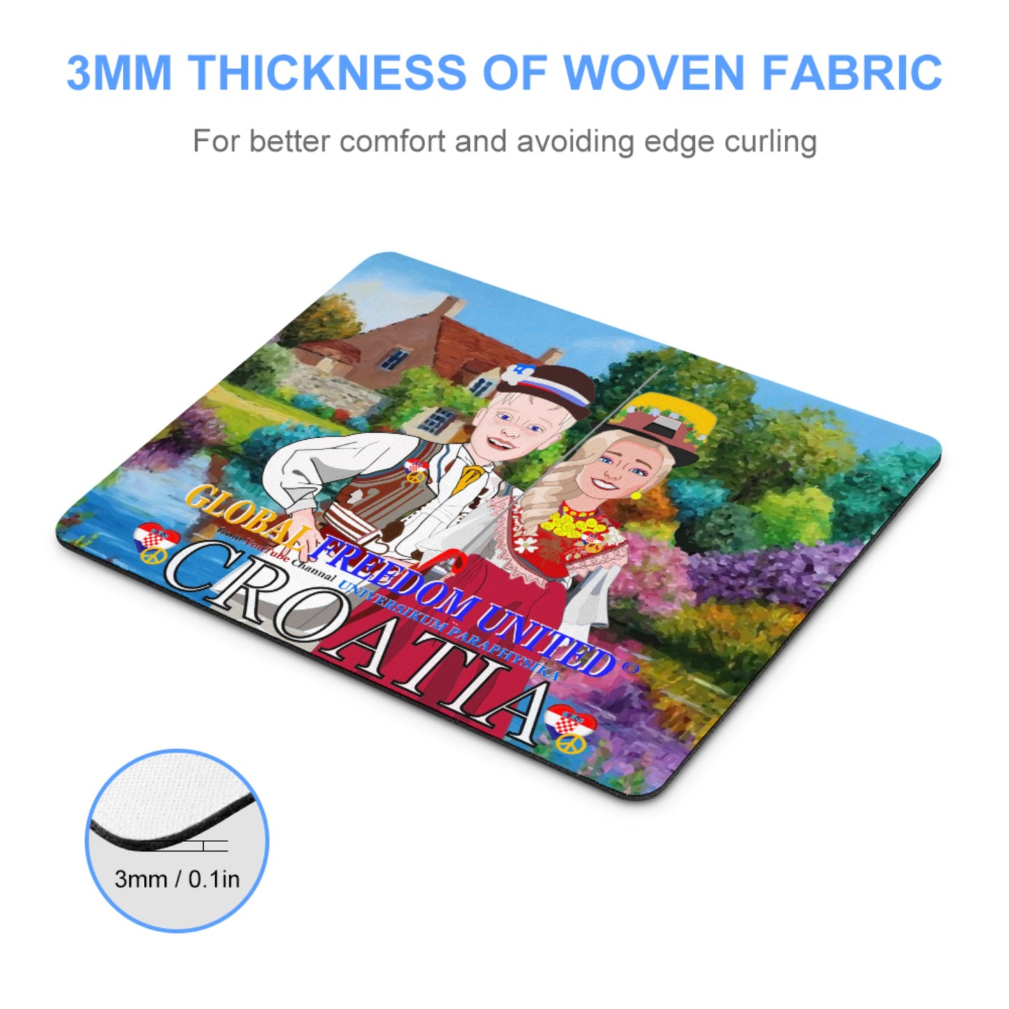 Mouse Pad Global Freedom United Couple Edition Croatia