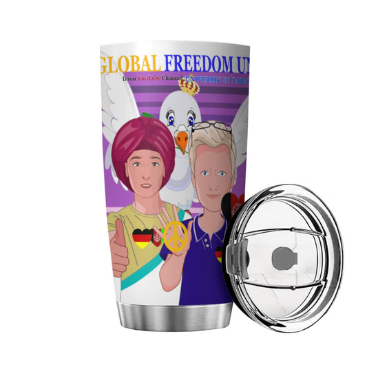 Tumbler Global Freedom United Men Afghanistan & Germany Old Peace Lilac
