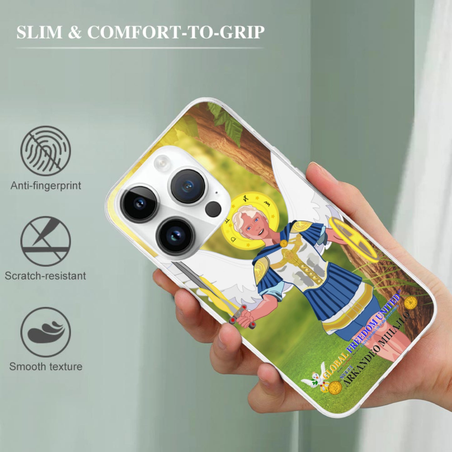 Phone Case GLOBAL FREEDOM UNITED© Archangel Michael Croatia V1