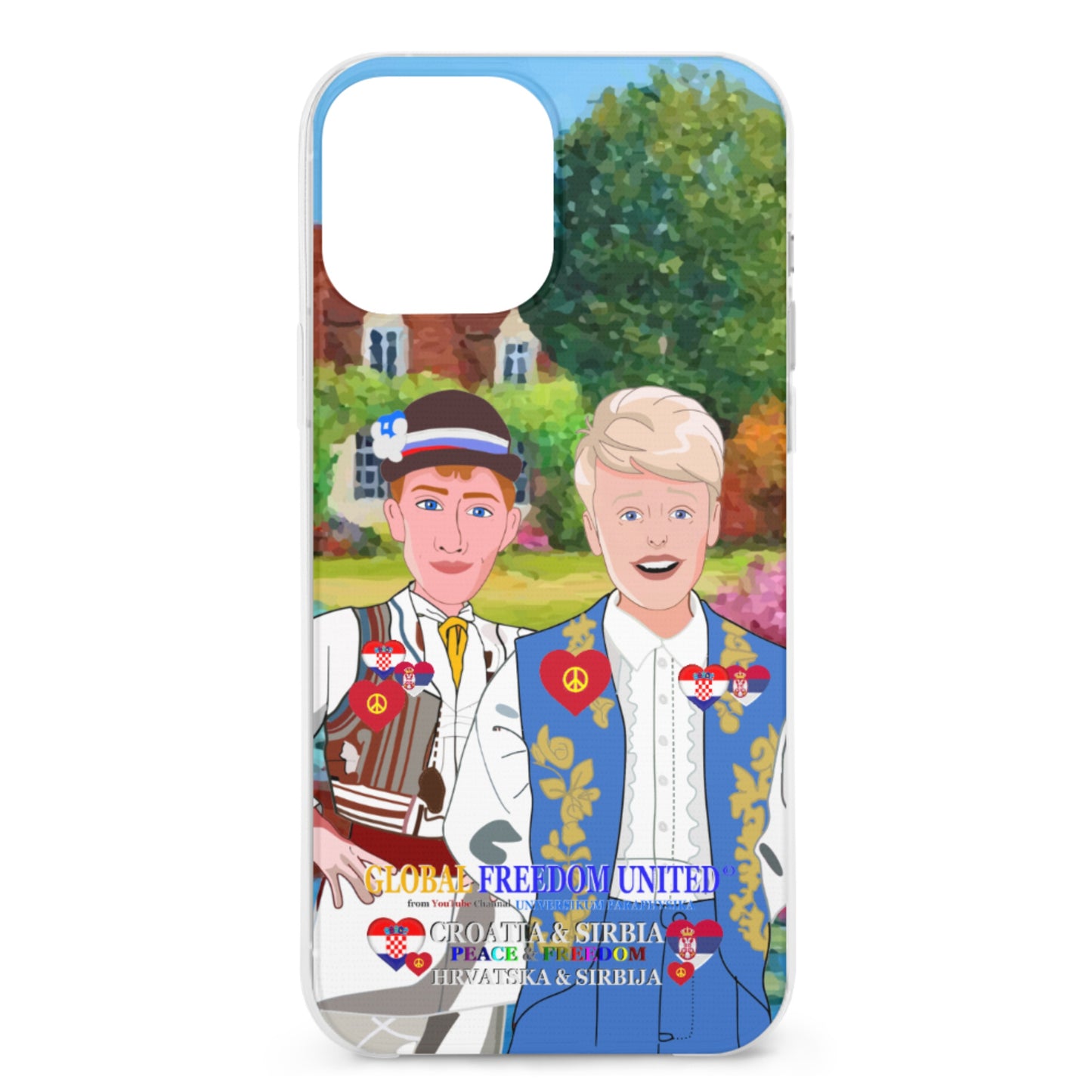 Mobile Phone Case GLOBAL FREEDOM UNITED© Men Croatia & Serbia