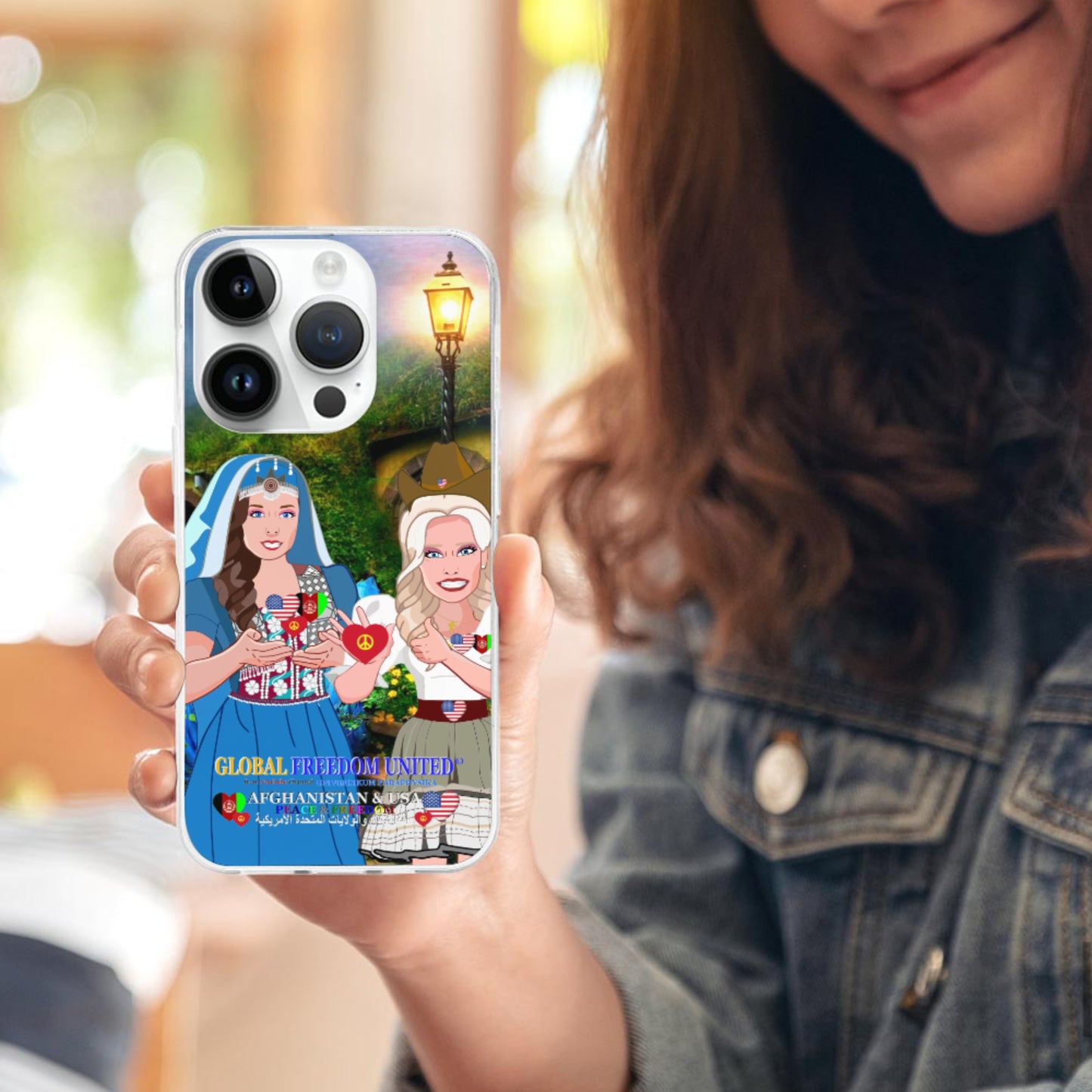 Mobile Phone Case GLOBAL FREEDOM UNITED© Women Afghanistan & USA