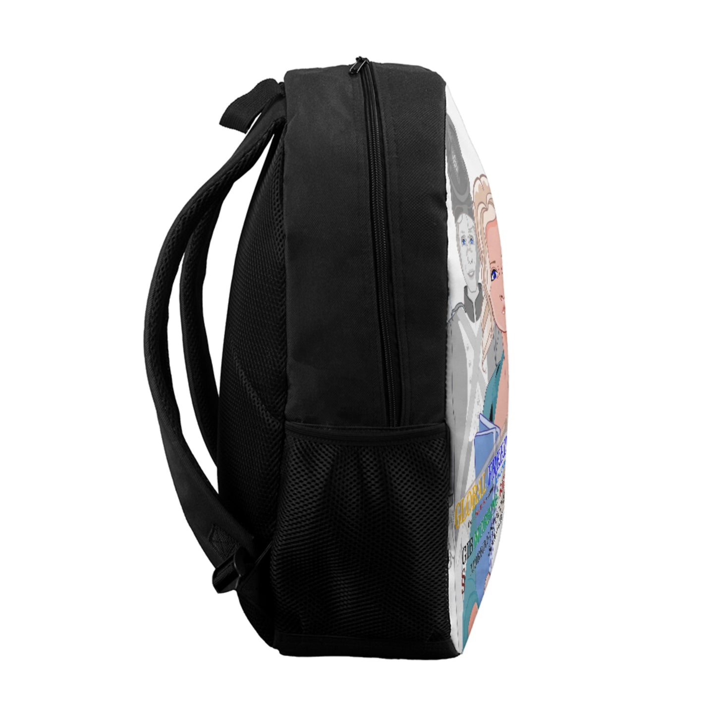 Anti Mobbing 17 Inch Shoulder Backpack Global Freedom United Deutschland V1