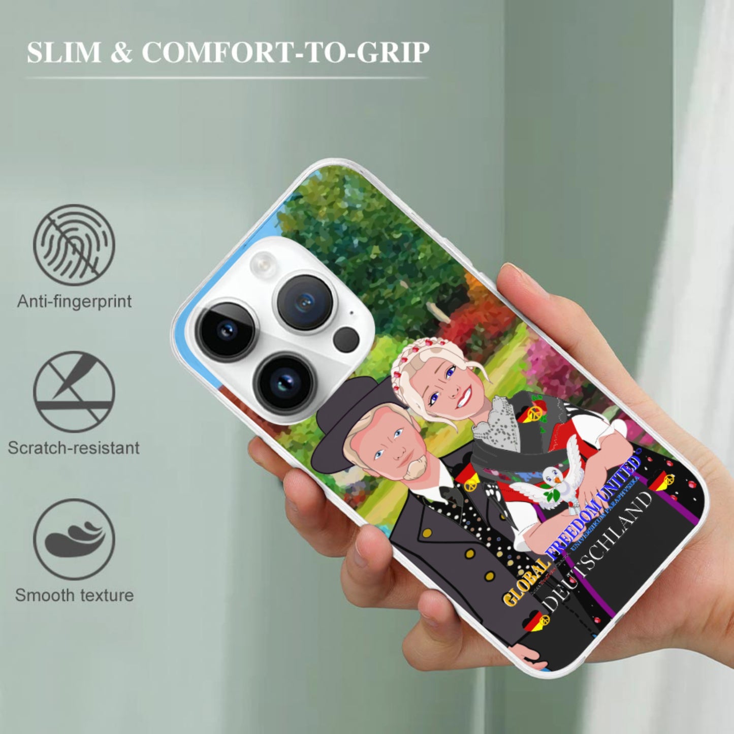 Phone Case GLOBAL FREEDOM UNITED© Couple Edition Germany V1