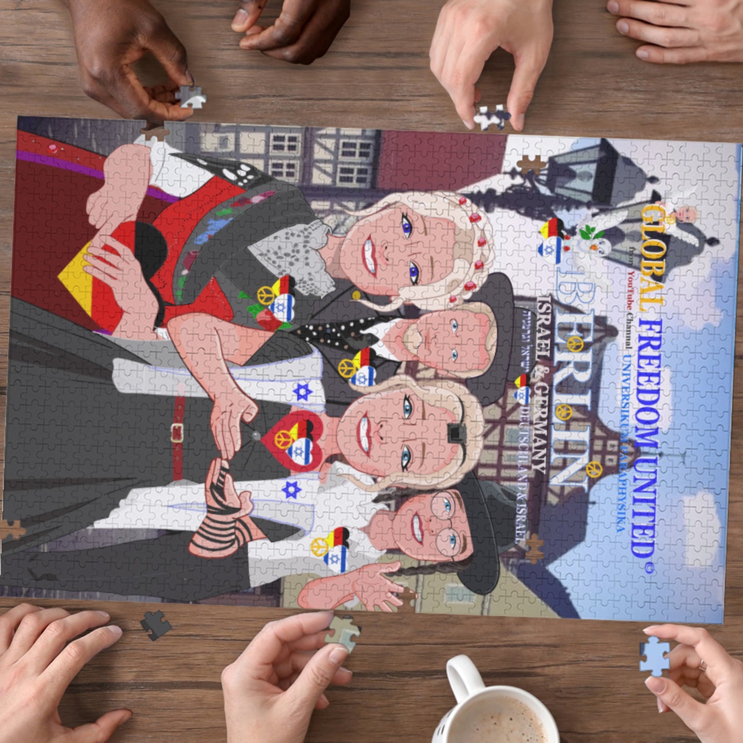 Paper Puzzle GLOBAL FREEDOM UNITED© Germany & Israel