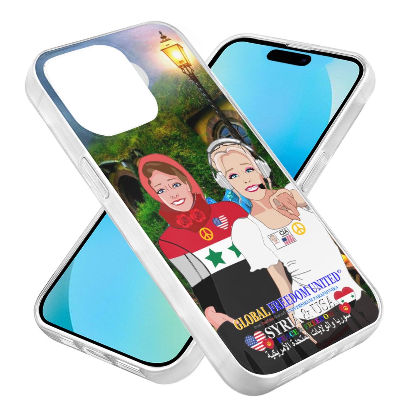 Mobile Phone Case GLOBAL FREEDOM UNITED© Women Syria & USA