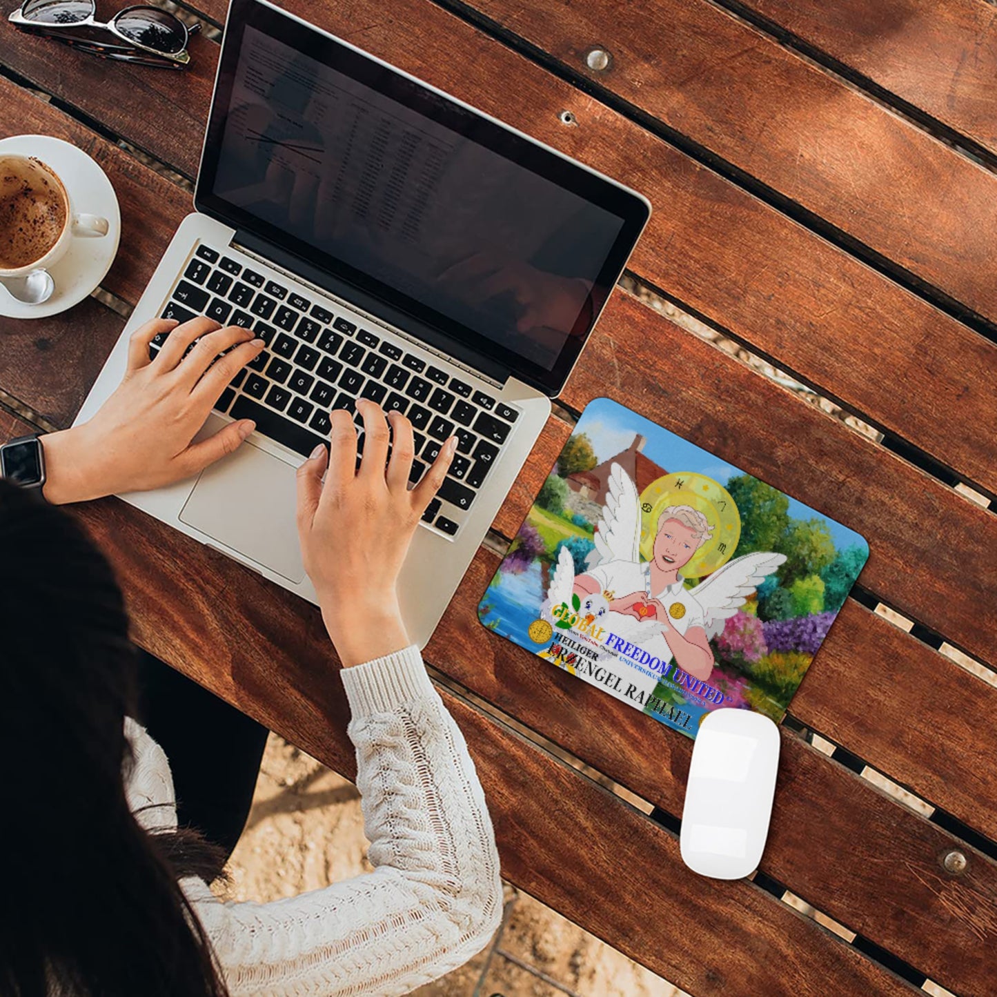 Mouse Pad Global Freedom United Archangel Raphael