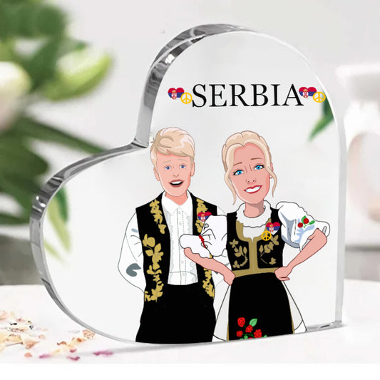 Acryl Hardt  GLOBAL FREEDOM UNITED© Couple Serbia  Black