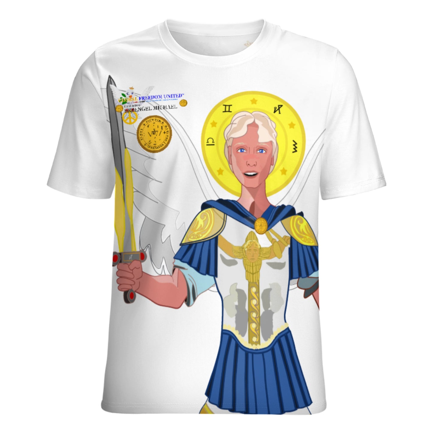 Women´s T-shirt 3 Global Freedom United Archangel Michael Big