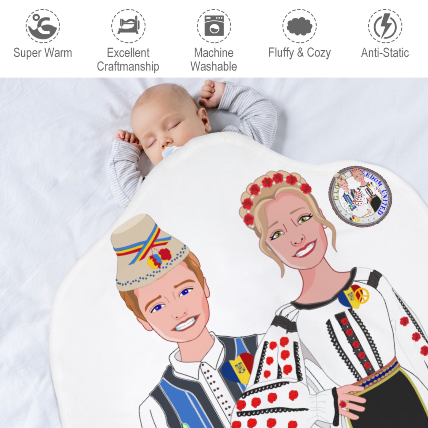 Kits Blanket GLOBAL FREEDOM UNITED© Couple Romania