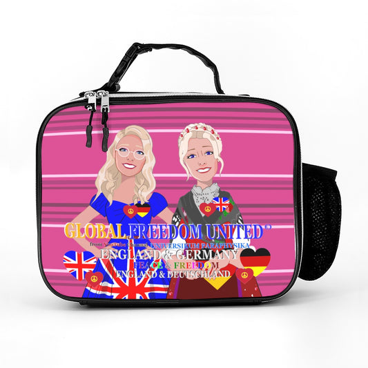 Laether Meal Back GLOBAL FREEDOM UNITED© Women England & Germany Pink