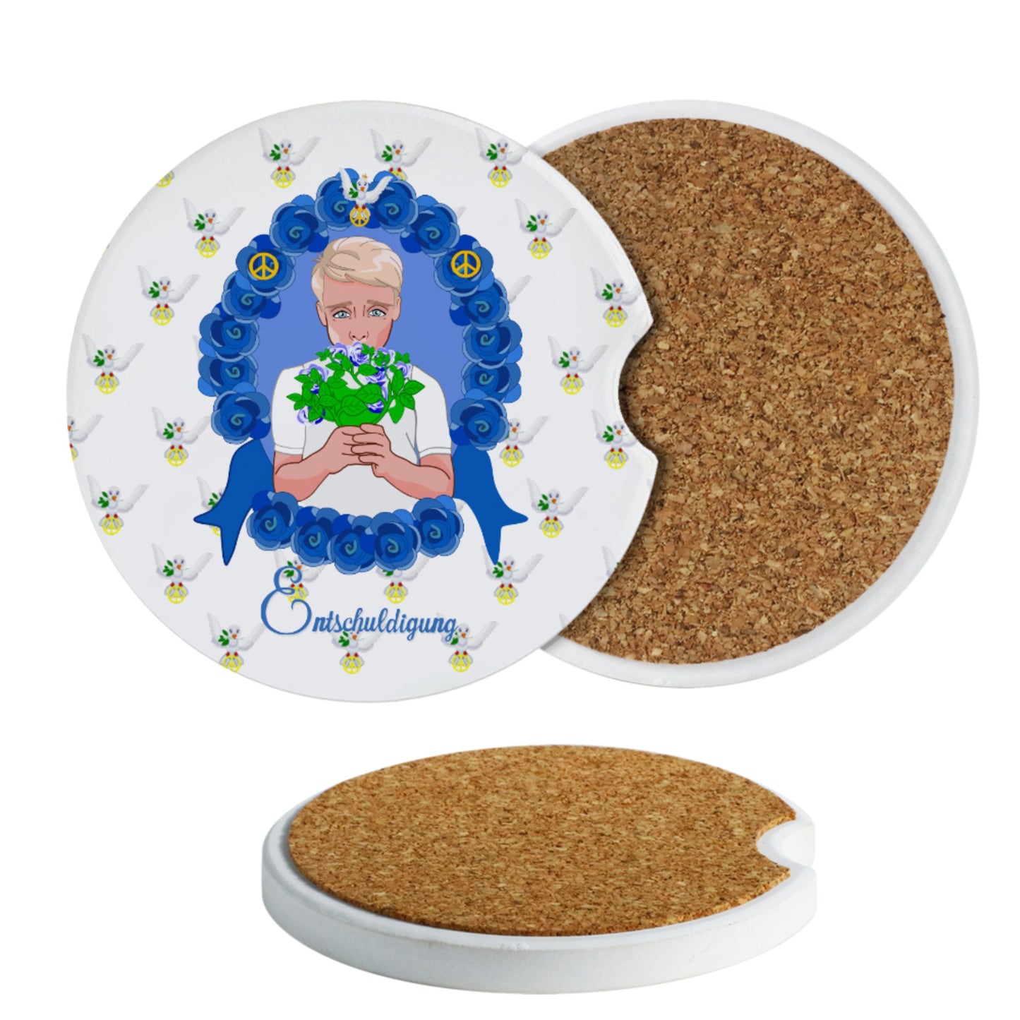 Glasunterleger FÜr´s Auto Global Freedom United Ein Junge Sagt Entschuldigung