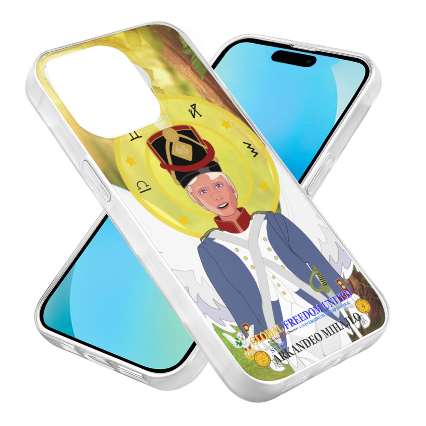 Phone Case GLOBAL FREEDOM UNITED© Archangel Michael Croatia V3