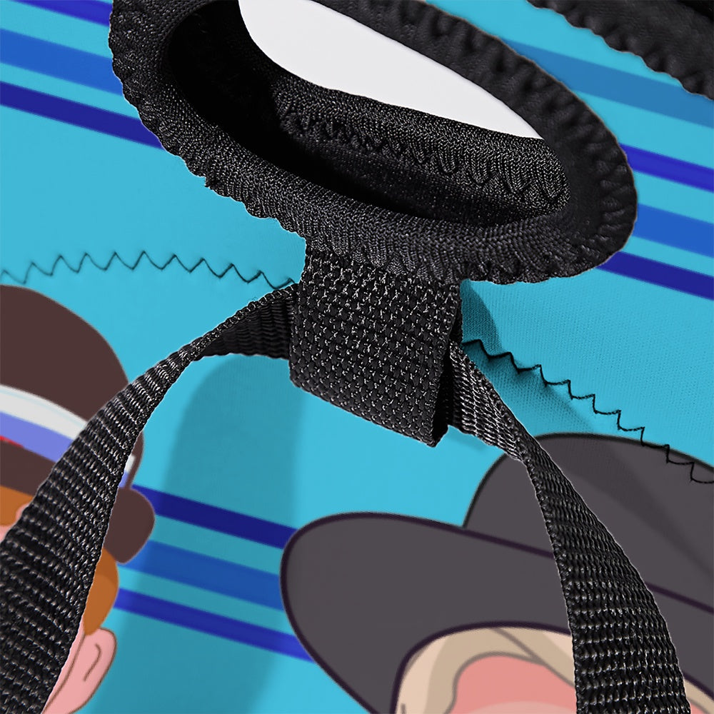 Meal Bag With Strap GLOBAL FREEDOM UNITED© Men Croatia & Germany Blue 1