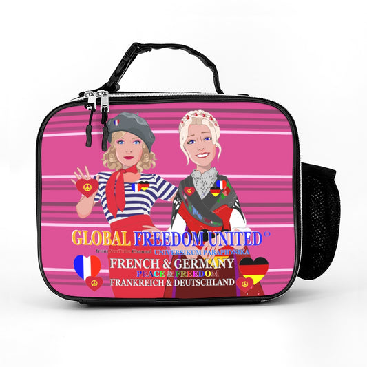 Laether Meal Back GLOBAL FREEDOM UNITED© Women French & Germany Pink