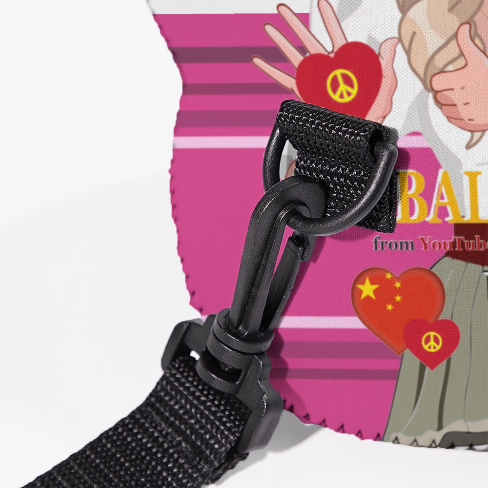 Meal Bag With Strap GLOBAL FREEDOM UNITED© Women China & USA Pink