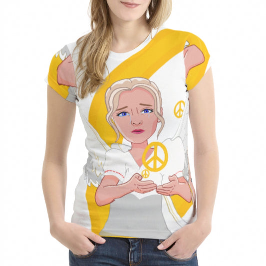 Women´s T-shirt Global Freedom United Angel Of Peace 2
