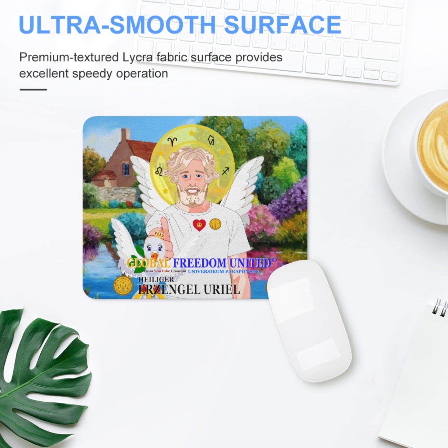 Mouse Pad Global Freedom United Archangel Uriel
