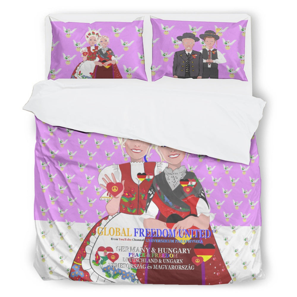 Bed Line GLOBAL FREEDOM UNITED© Women Hungary & Germany Lilac