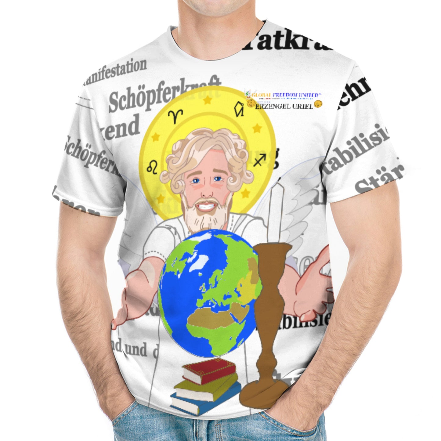 Men´s T-shirt Global Freedom United Archangel Uriel German Lab