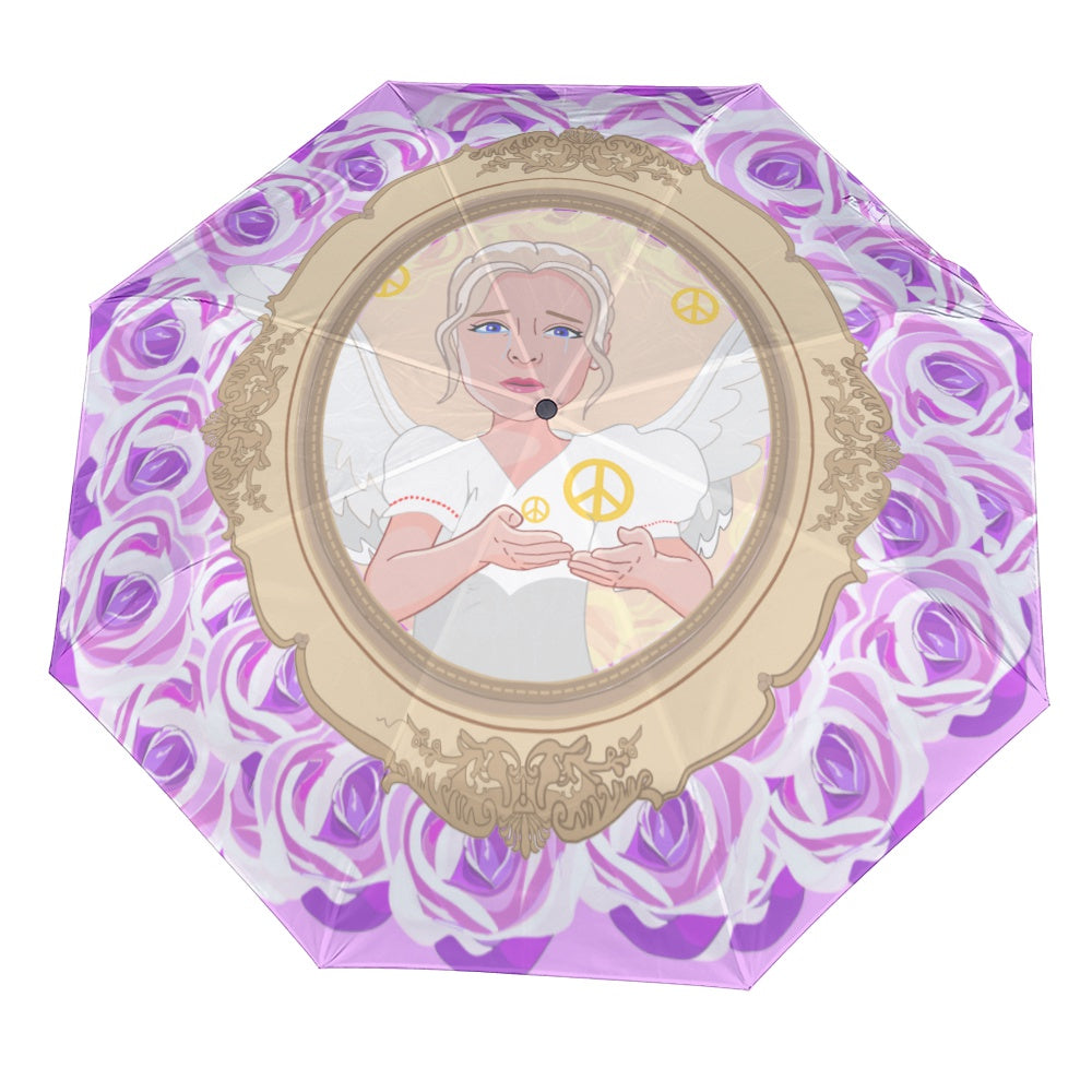 Umbrella Global Freedom United Women Angel Of Peace Roses Edition Old Peace Lilac
