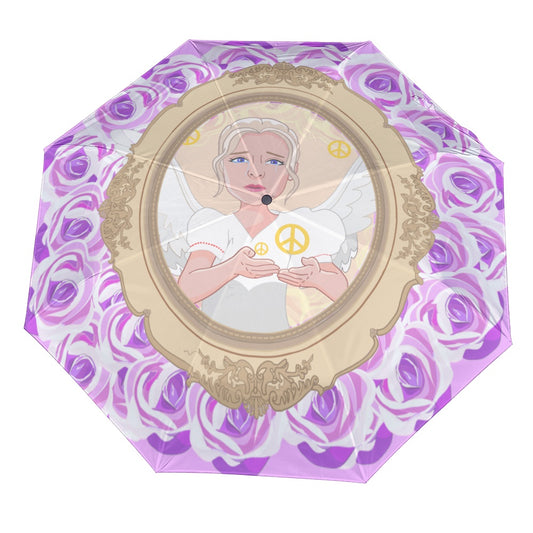 Umbrella Global Freedom United Women Angel Of Peace Roses Edition Old Peace Lilac