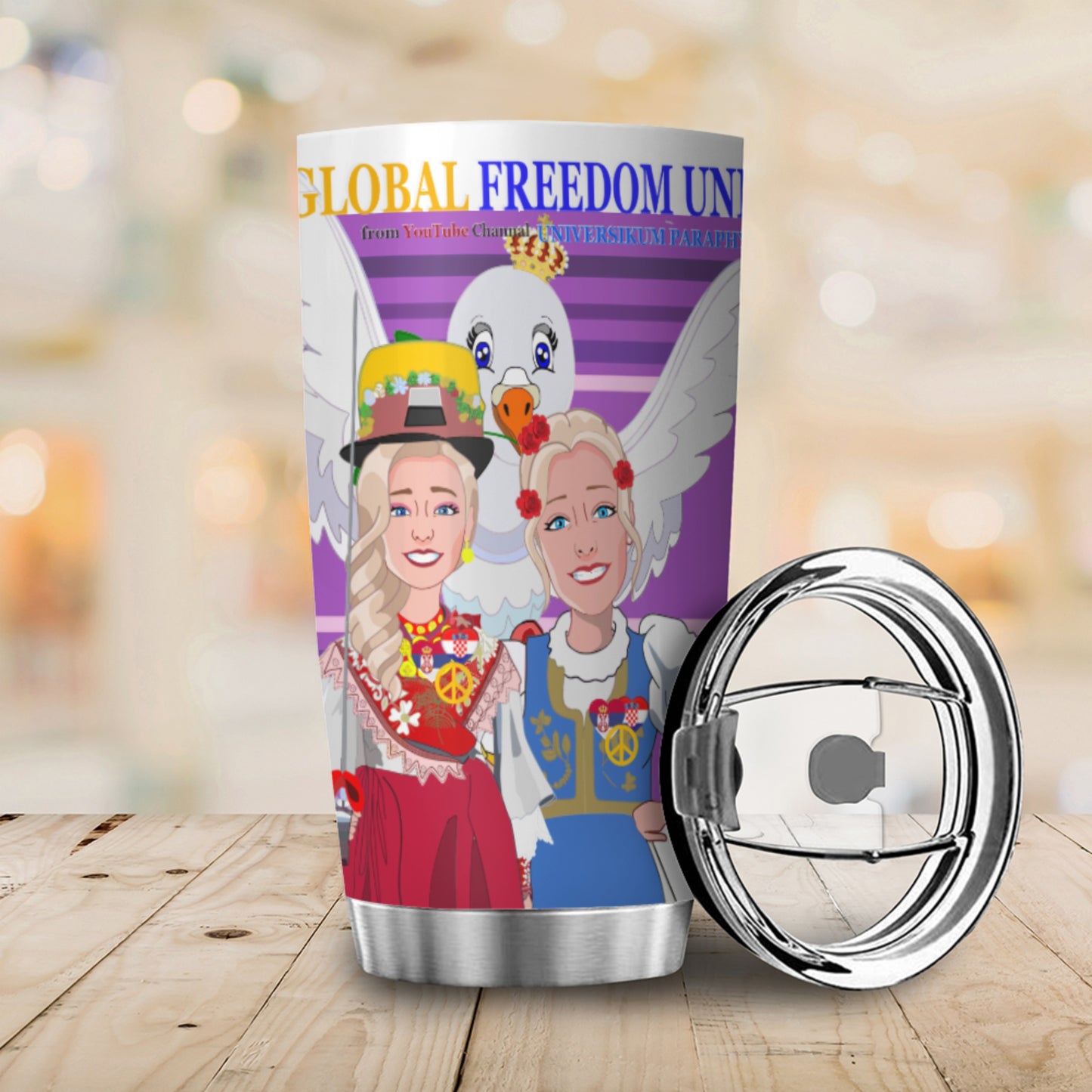 Tumbler Global Freedom United Women Croatia & Serbia Lilac