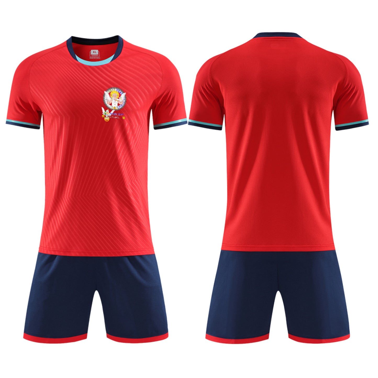 Soccer T-shirt Global Freedom United Archangel Uriel 2 Red