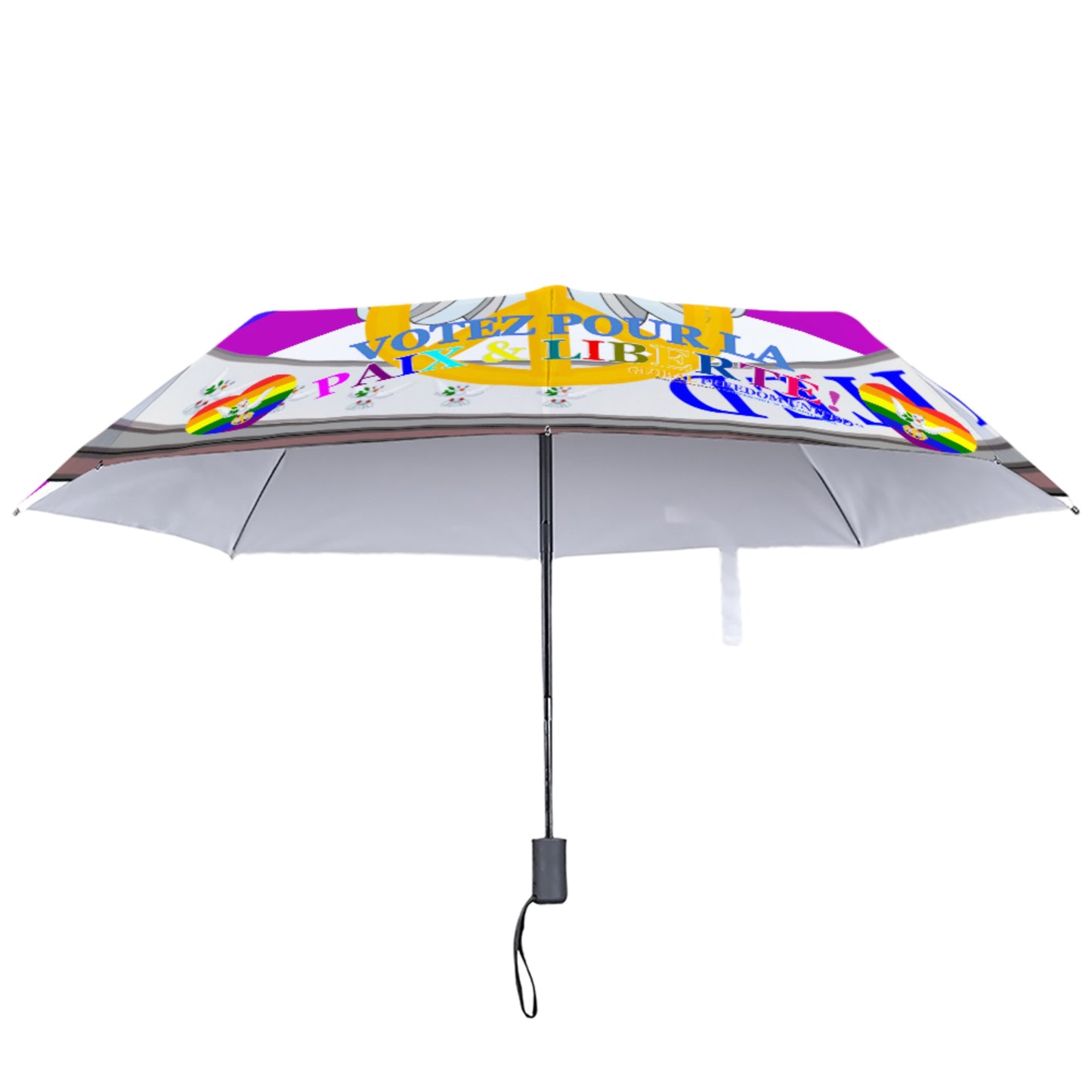 Umbrella Global Freedom United Men Dove Of Peace Pipe French