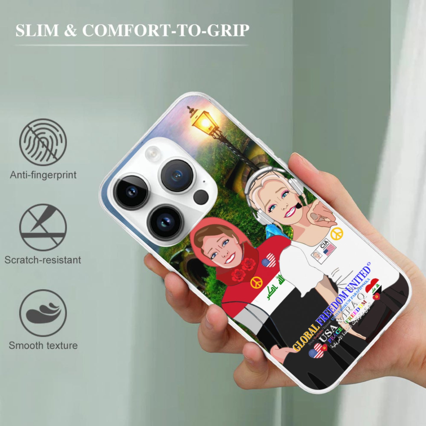 Mobile Phone Case GLOBAL FREEDOM UNITED© Women Iraq & USA