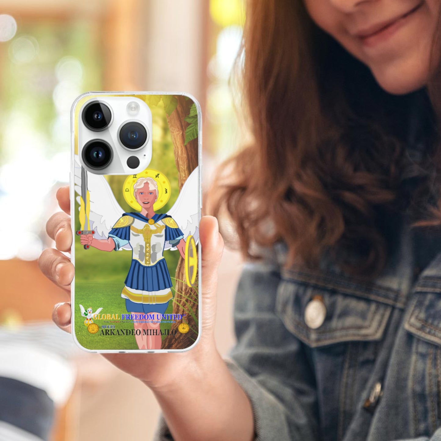 Phone Case GLOBAL FREEDOM UNITED© Archangel Michael Croatia V1