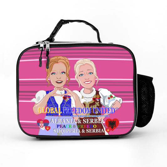 Laether Meal Back GLOBAL FREEDOM UNITED© Women Albania & Serbia Pink