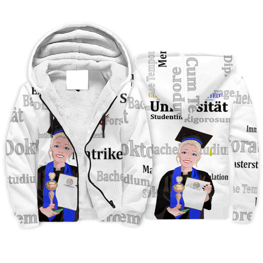 Plush Hoodie Global Freedom United Student Girl Cooper Place Blond Hair 1