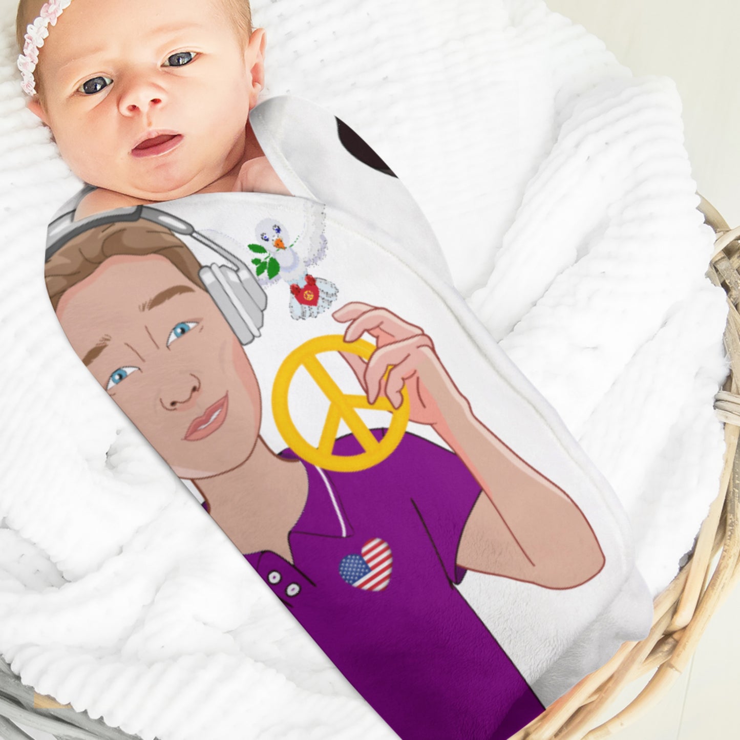 Blankets For Kits Global Freedom United Boys Iraq & Usa Old Peace