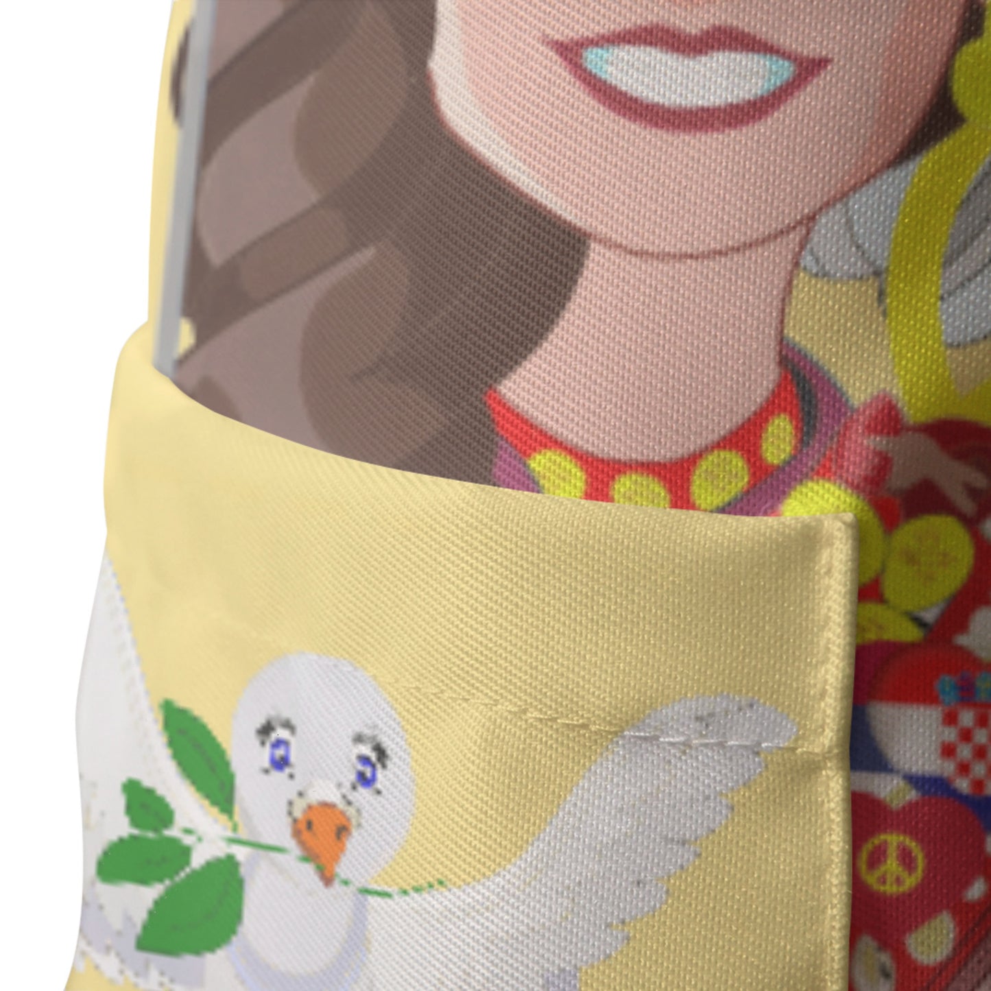 Apron GLOBAL FREEDOM UNITED© Women Croatia & Serbia Yellow