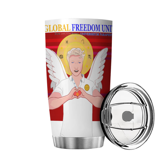 Tumbler Global Freedom United Archangel Raphael German Red