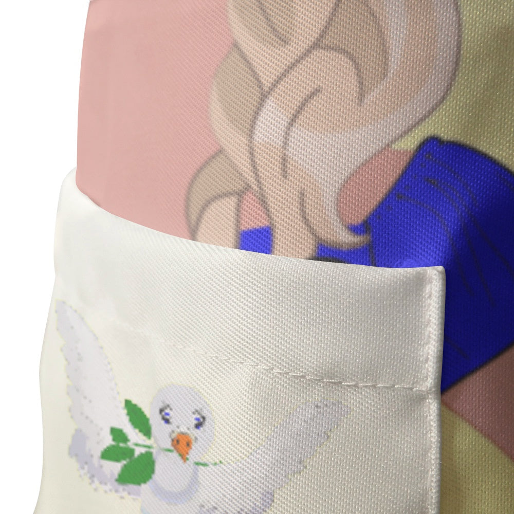 Apron GLOBAL FREEDOM UNITED© Women England & Germany Yellow