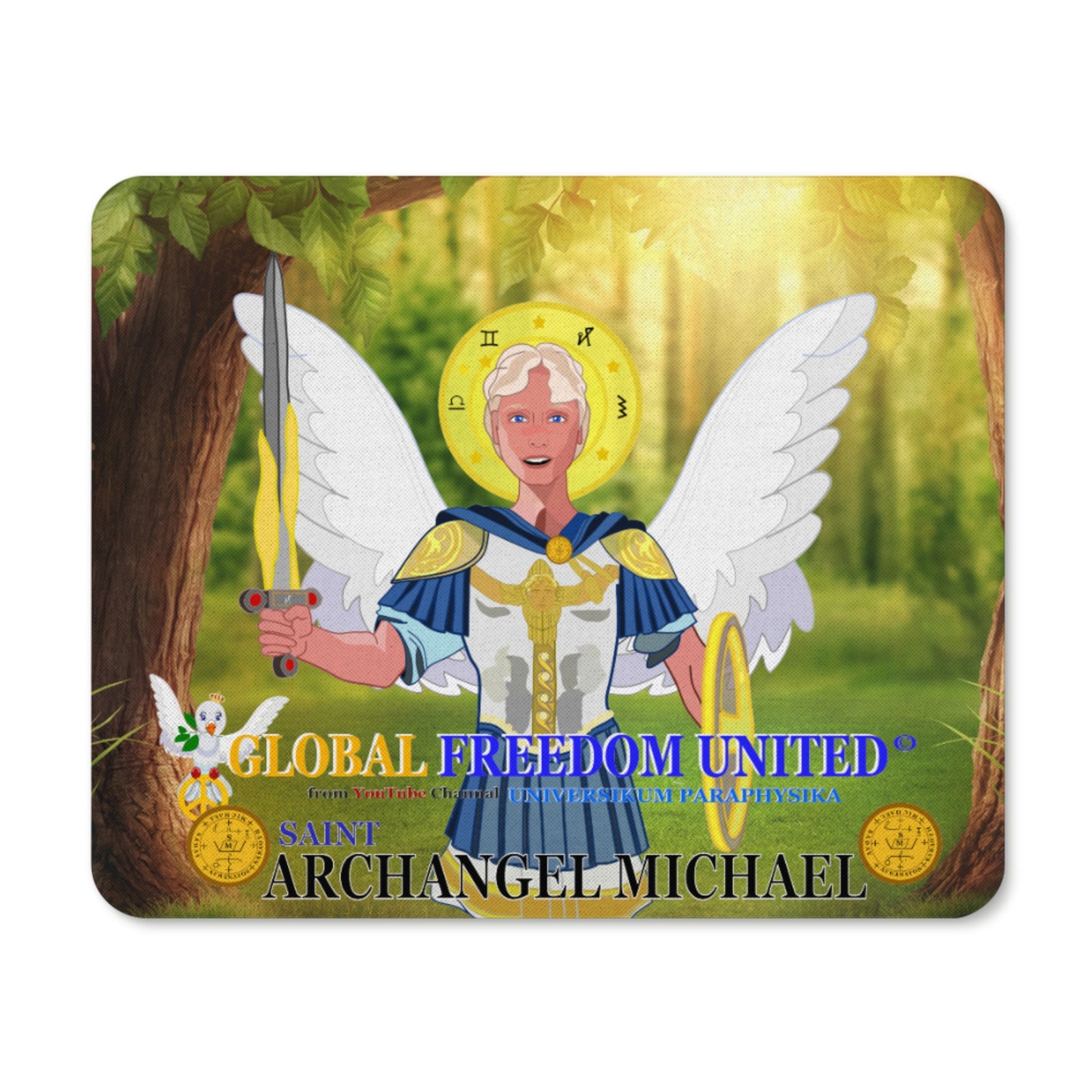 Mouse Ped Global Freedom United Archangel Michael English V1