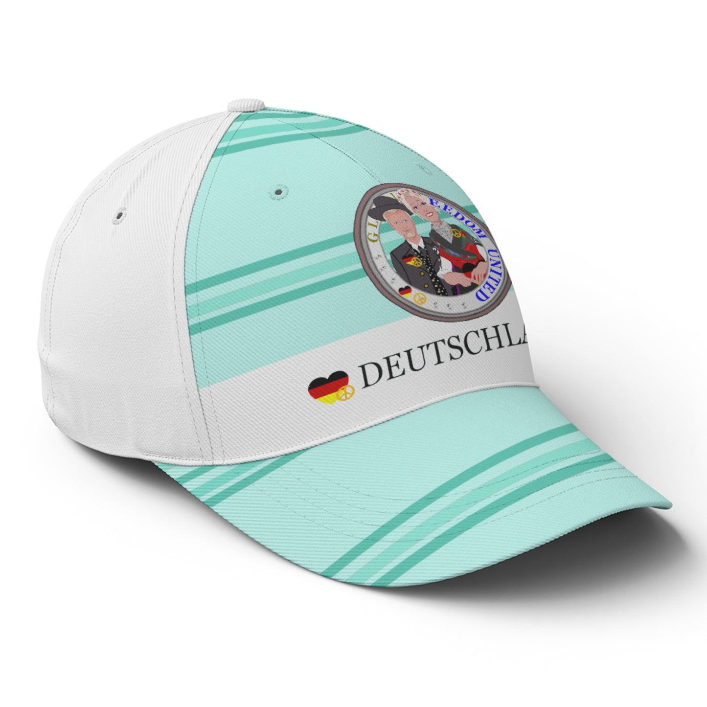 Basketball Cap Global Freedom United Couple Edition Germany V1 Light Green