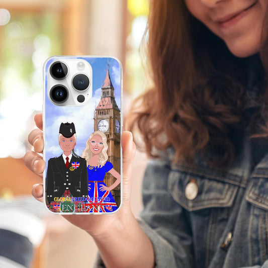 Phone Case GLOBAL FREEDOM UNITED© Couple Edition England