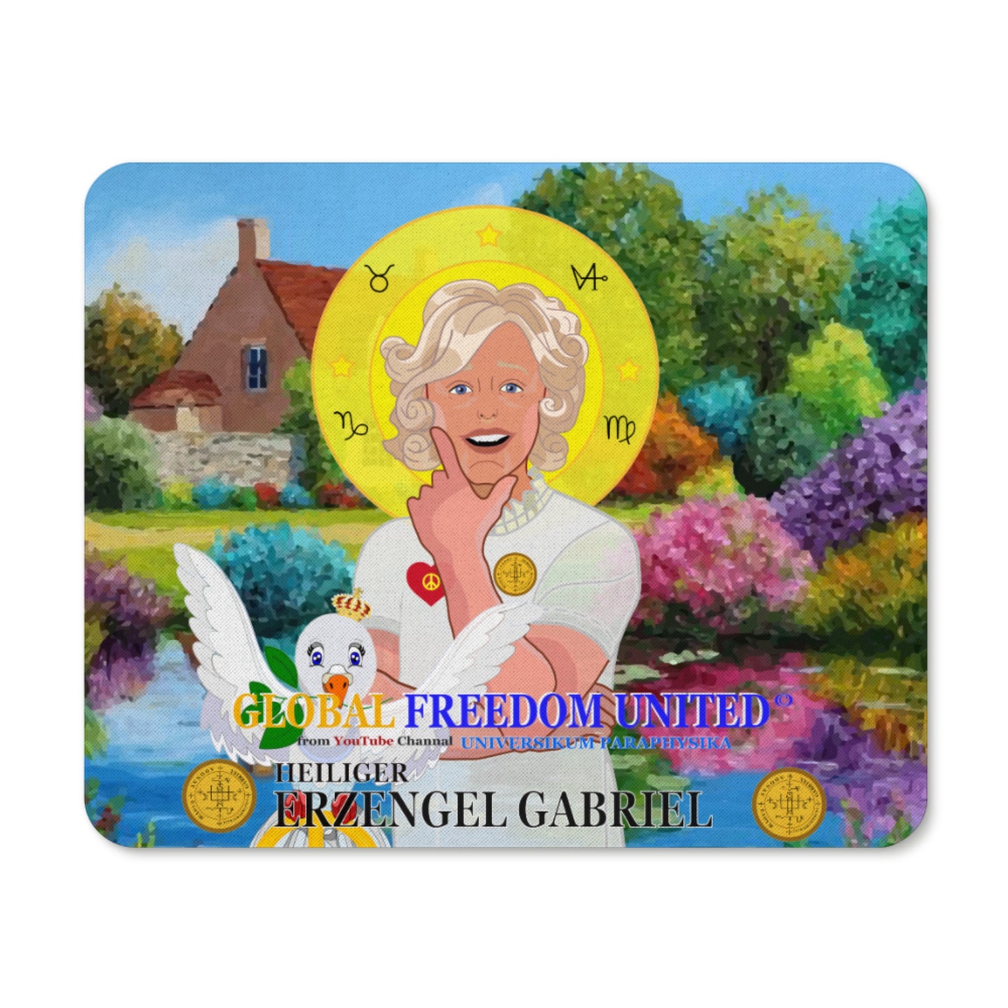 Mouse Pad GLOBAL FREEDOM UNITED©  Archangel Gabriel