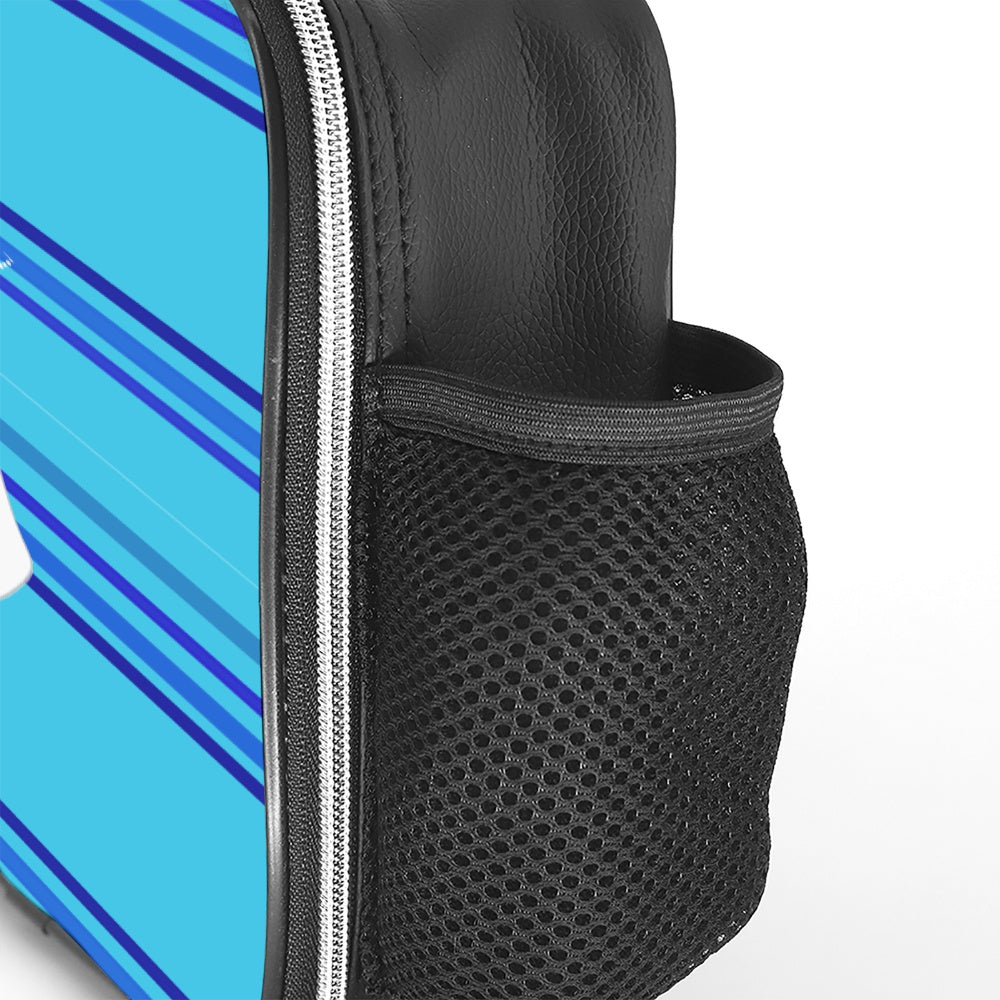 Leather Meal Back GLOBAL FREEDOM UNITED© Men Ukrain & Russia Blue