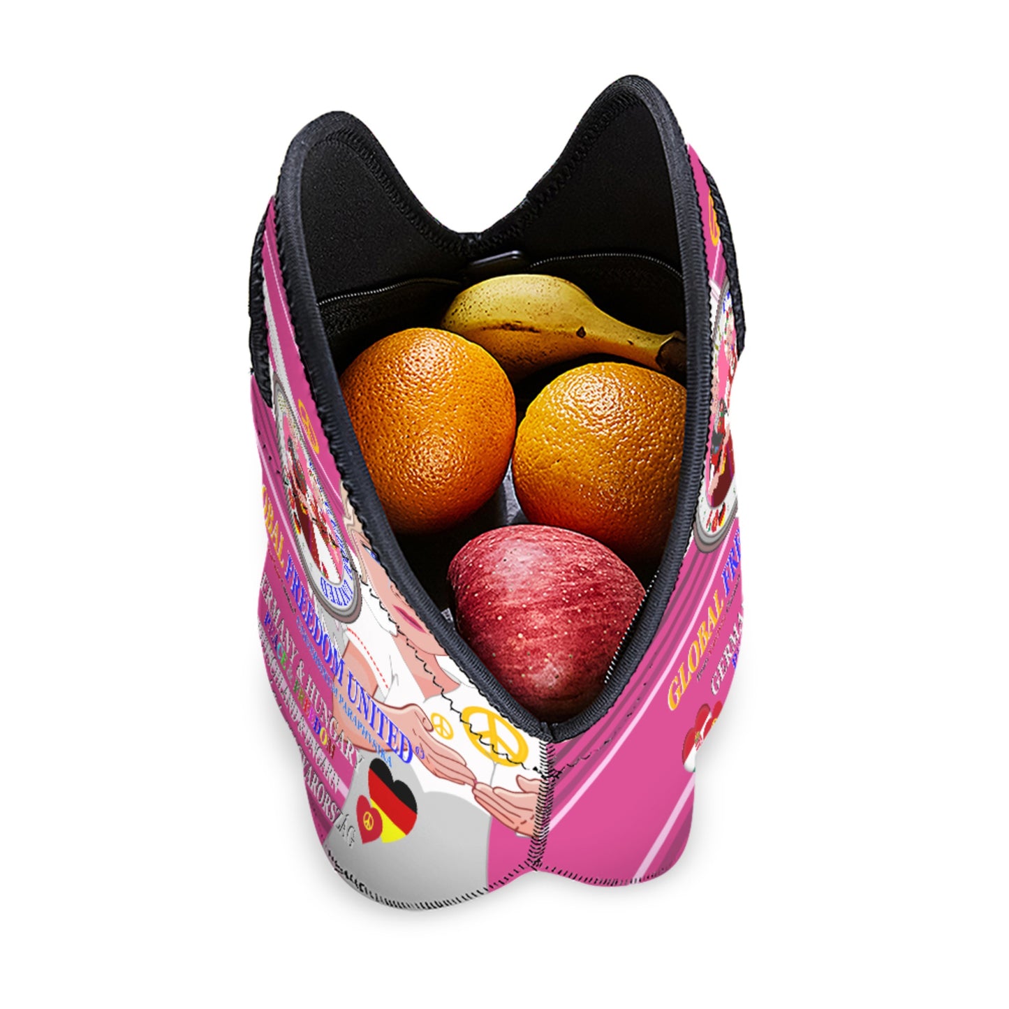 Meal Bag Global Freedom United Women Hungary & Germany Pink