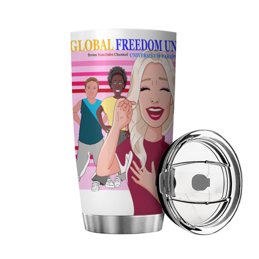 Tumbler Global Freedom United Gib Mobbing Keine Chance Rosa 2