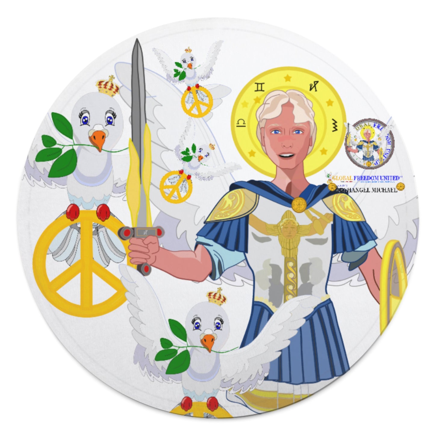 Blankets For Kits Global Freedom United Archangel Michael English V1