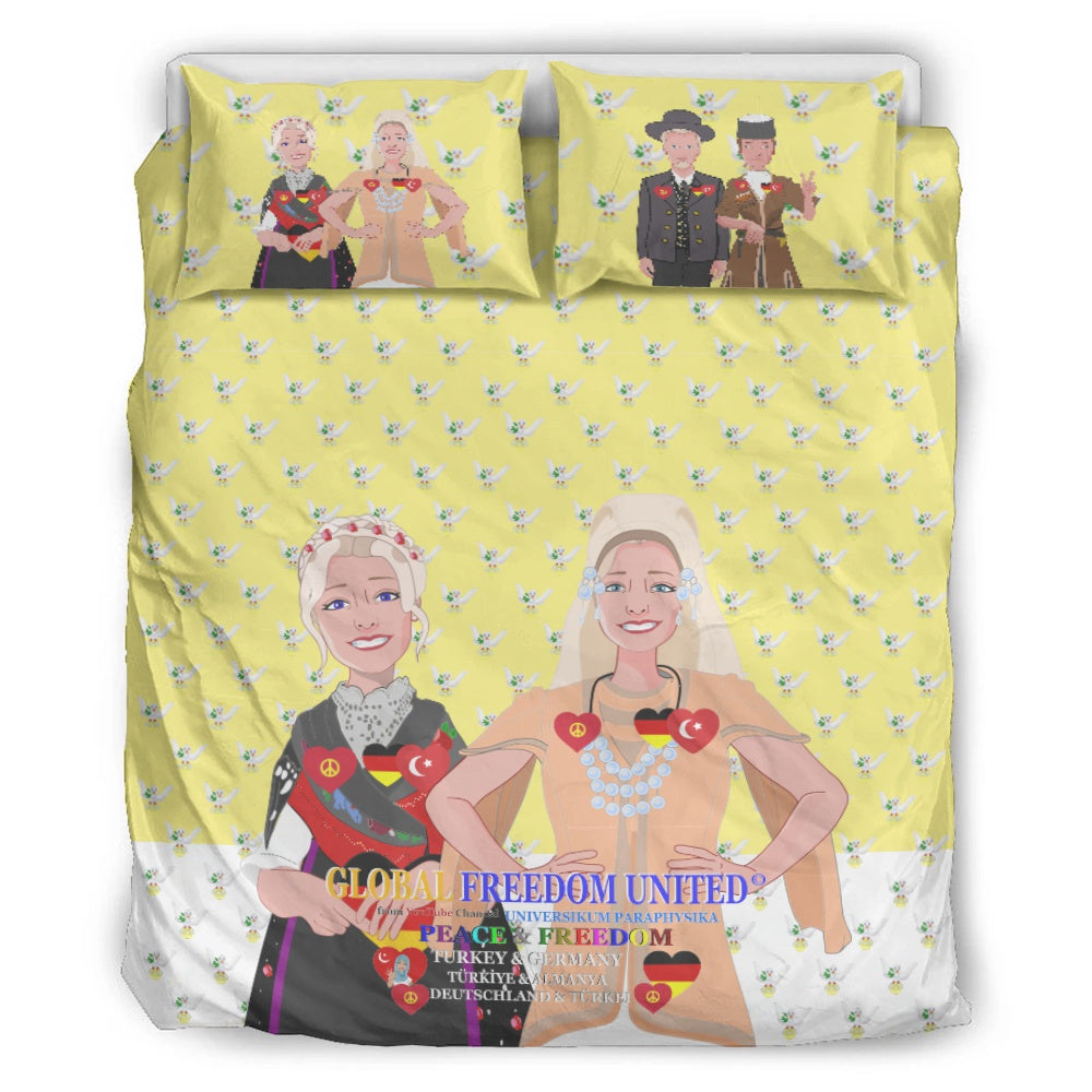 Bed Line GLOBAL FREEDOM UNITED© Women Turkey & Germany Yellow