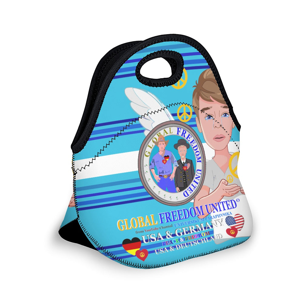 Meal Bag Global Freedom United Men Usa & Germany Blue 2