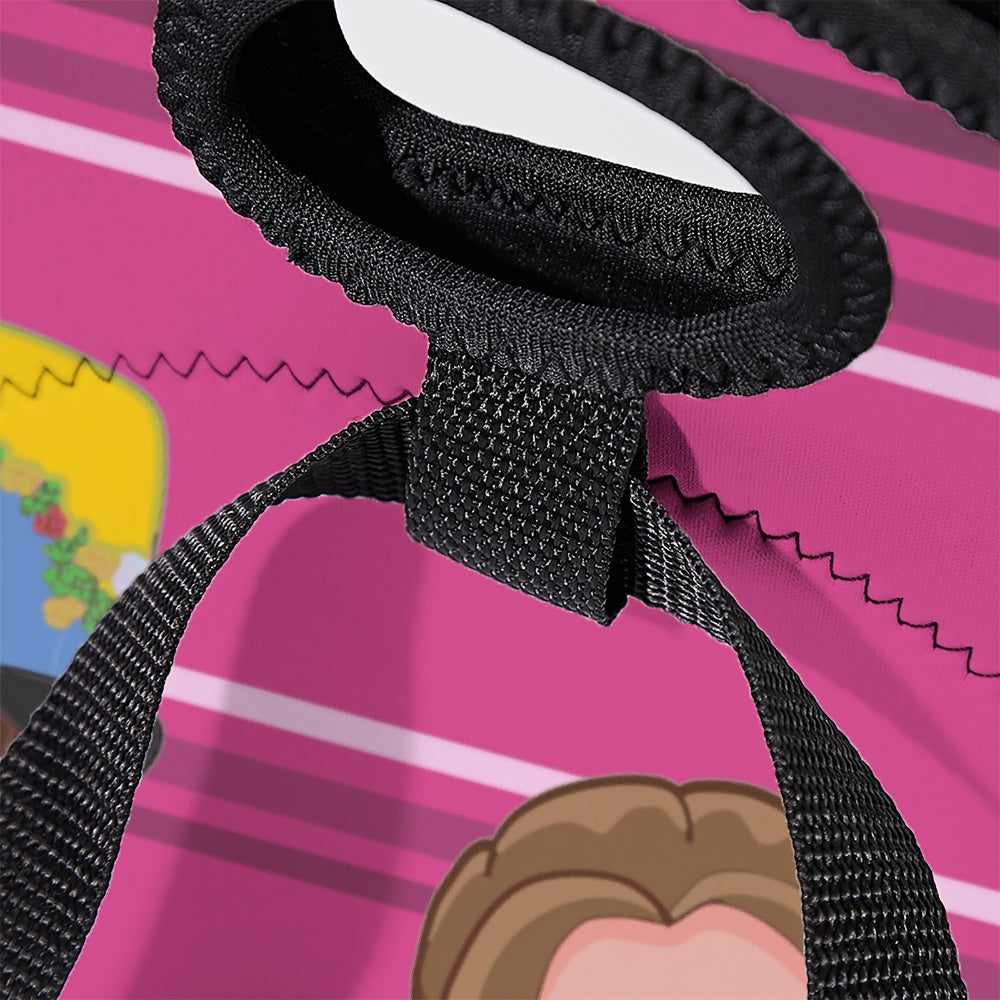 Meal Bag With Strap GLOBAL FREEDOM UNITED© Women Croatia & Serbia Pink 1