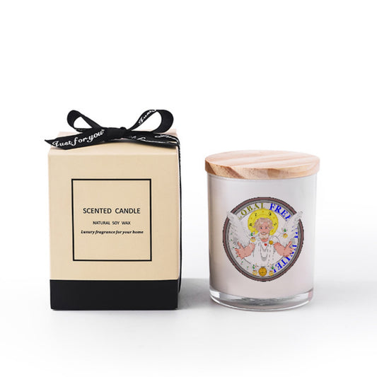 Scented Soy Candle Global Freedom United Archangel Uriel German