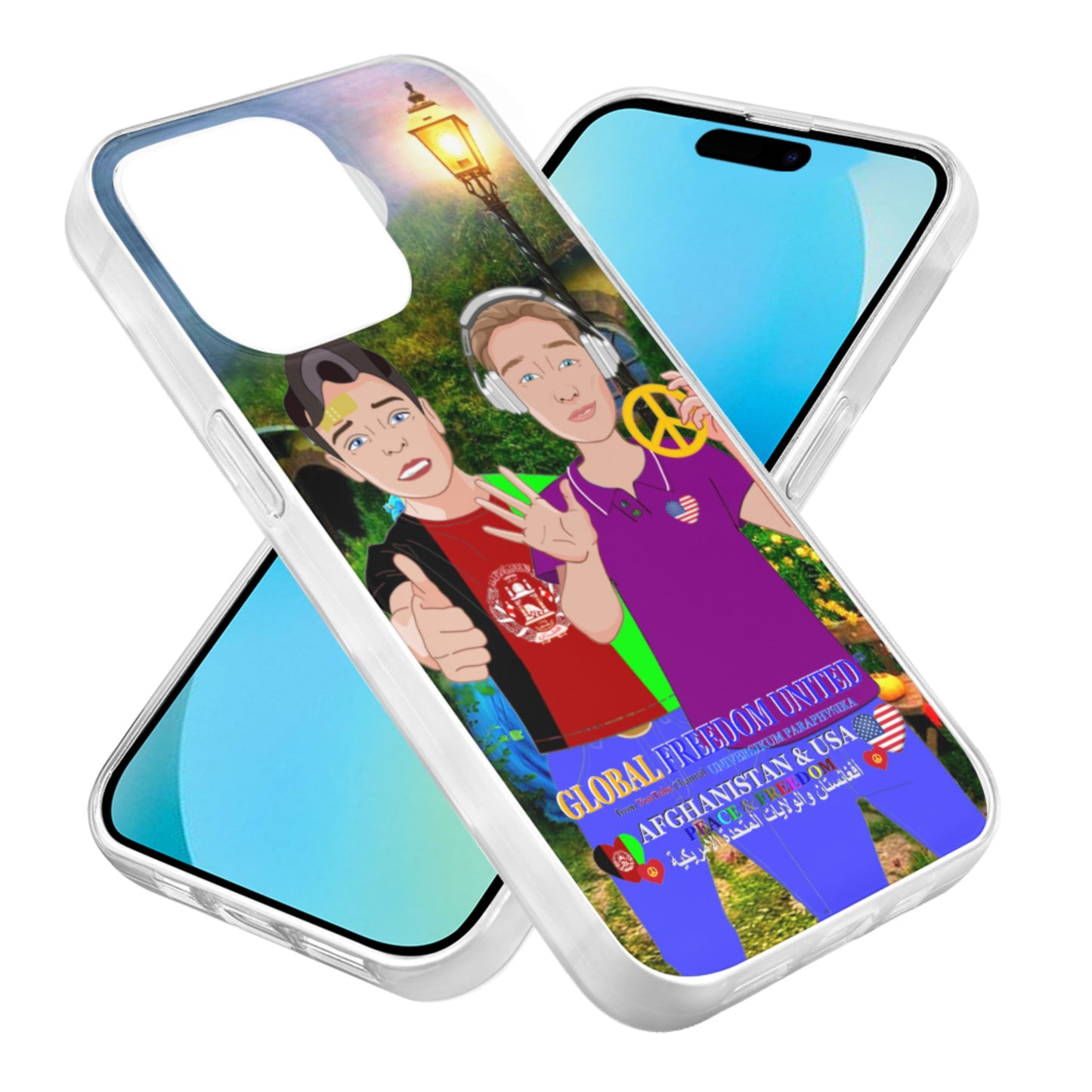 Mobile Phone Case GLOBAL FREEDOM UNITED© Men AFGHANISTAN & USA